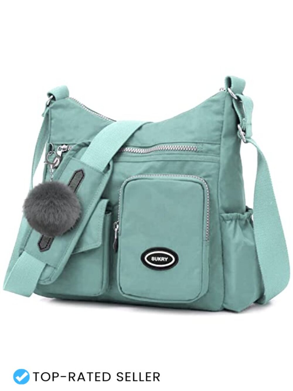 Nylon Crossbody Bag Anti-Theft RFID Waterproof Shoulder Handbag Travel Purse